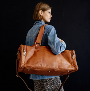 Leather Weekender Bag - Bergen