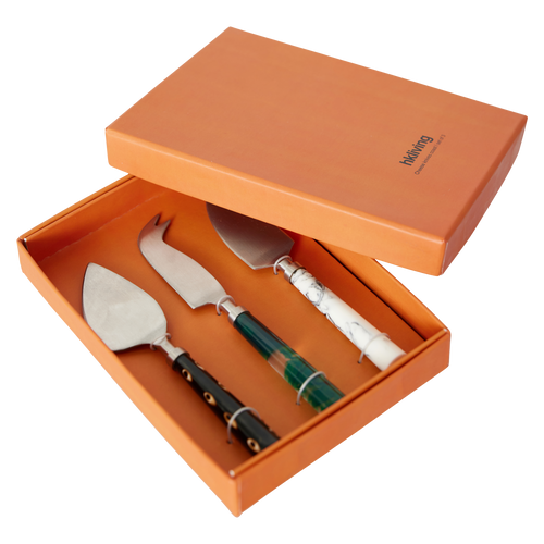 HKliving® - Set of 3 Coast Cheese Knives
