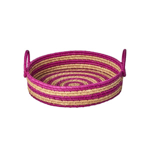Bread Basket - Plum Stripe