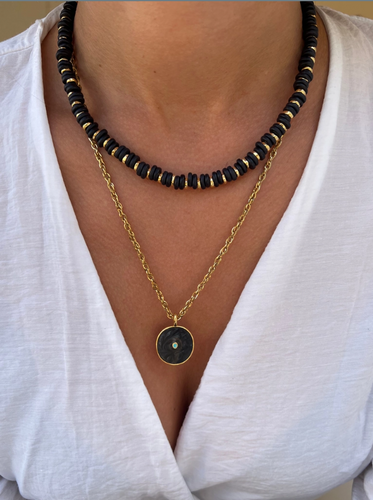 Black and Gold Necklaces