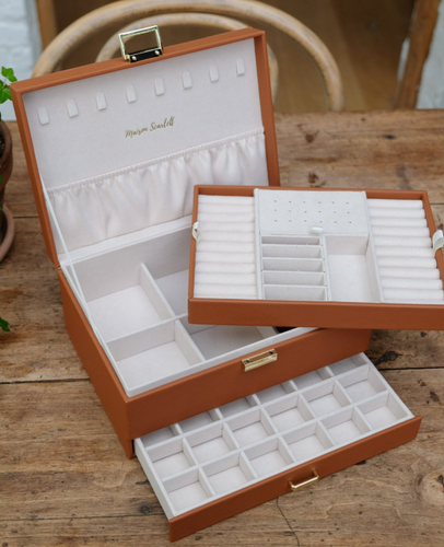 Cognac Jewellery Box
