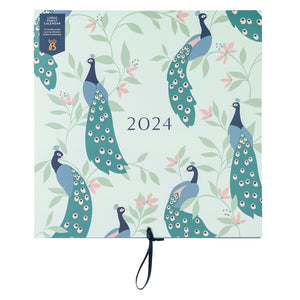 Large Family Calendar 2024 - Peacock