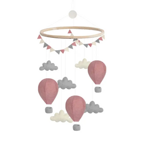 Air balloon Mobile - Mix Pink