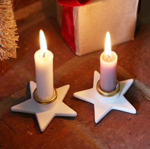 White Star Candle Holder Tramore