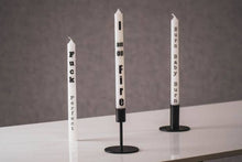 Dinner Candles with Text