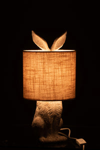 Beige Rabbit Lamp
