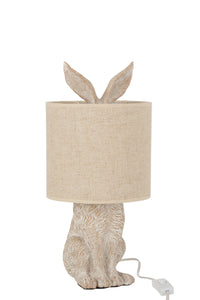 Beige Rabbit Lamp