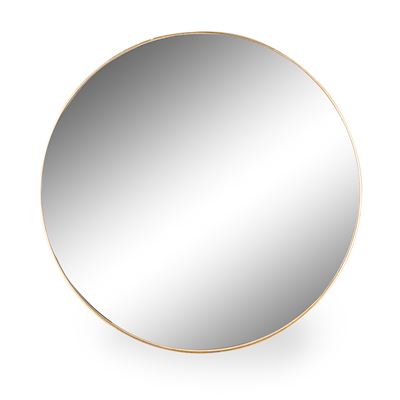 Round Gold Framed Arden Wall Mirror