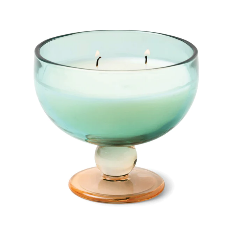 Glass Goblet Candle - Tobacco Patchouli