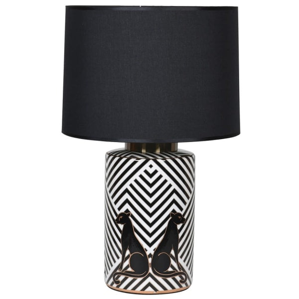 Leopard Lamp with Shade