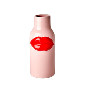 Red Lips Vase