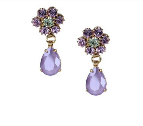 Otazu Lavande de Mer Purple Earrings