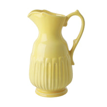 Large Yellow Ceramic Jug