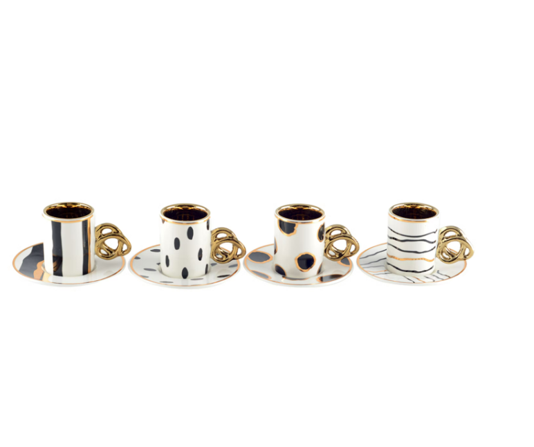 Set of 4 Espresso Mugs