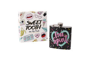 Sweet Tooth 'Free Spirit' Hip Flask