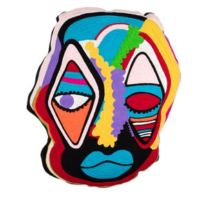 Embroidered Mask Cushion