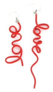 Red Love Earrings Waterford