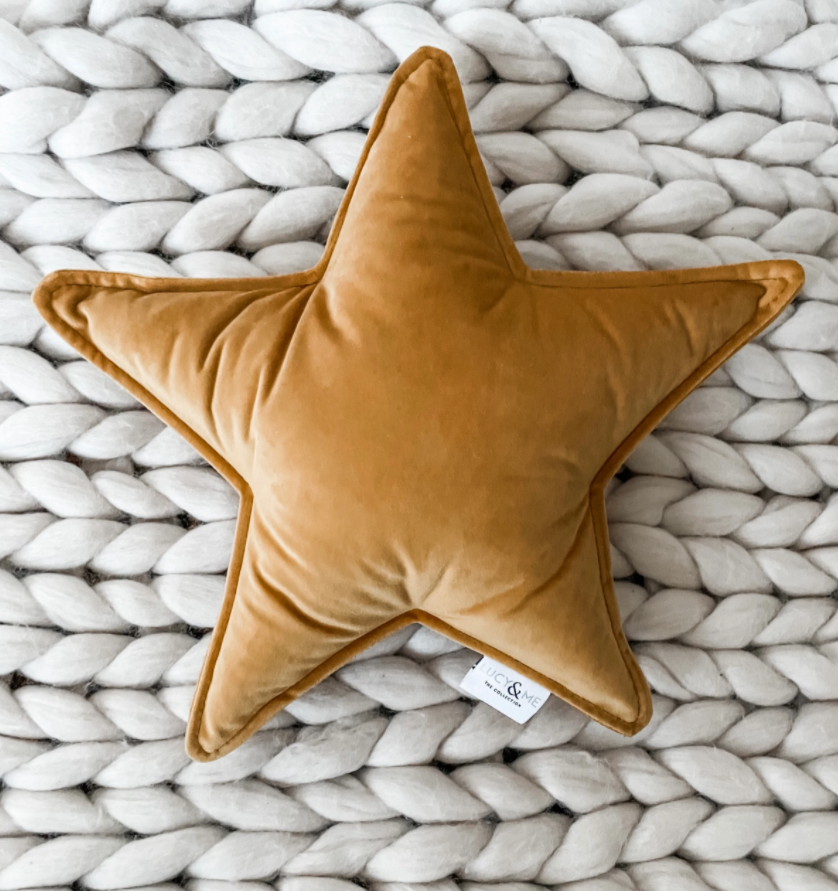 Mustard Star Cushions