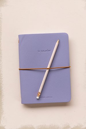 Notebook M | vegan leather | Lilac