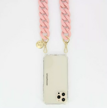 Jewellery Phone Chain in Matte Pink