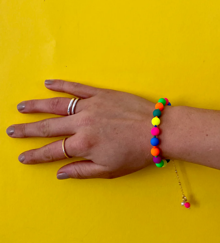 Melissa Curry - Heart & Zing Rainbow Bracelet