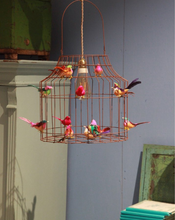 Little Birds Vintage Lamp