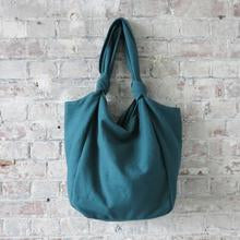 JOGI Comfy Cotton Everyday Shoulder Bag W/Zip Closure (WS)