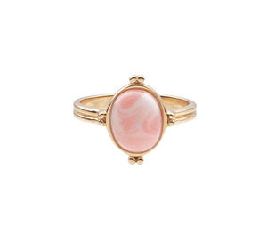Cherie Marble Oval Light Pink
