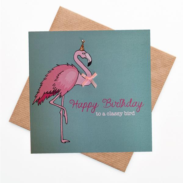 LPM Birthday Card - Classy Bird