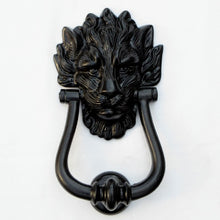 Lions Head Door Knocker - Solid Brass