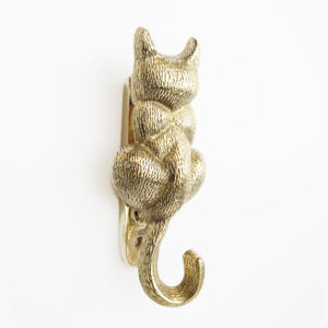 Brass Cat Door Knocker