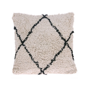 Diamond cotton cushion waterford