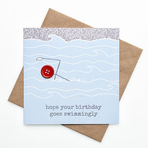 LPM Birthday Card - Swimmingly