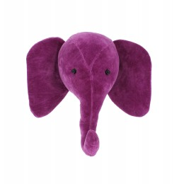 Mini Velvet Elephant Head
