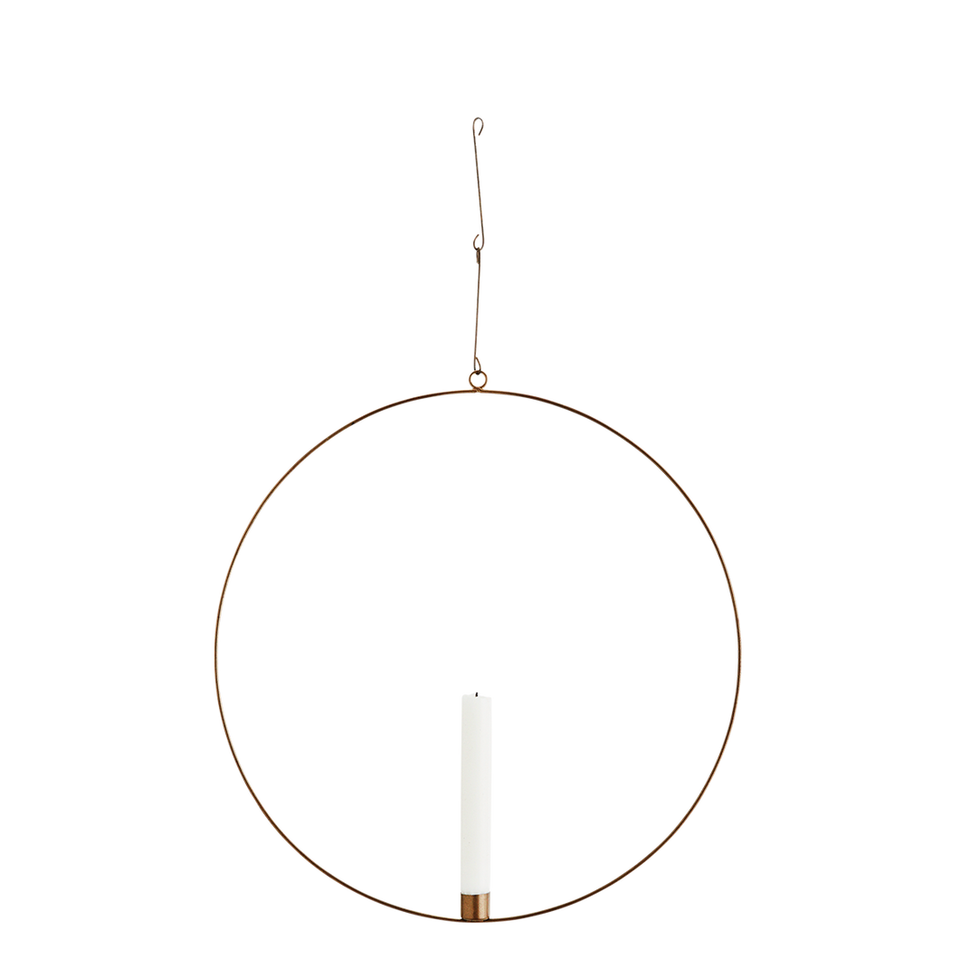 WIRE RING W/ CANDLE HOLDER