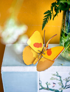 Yellow Butterfly Wall Decoration