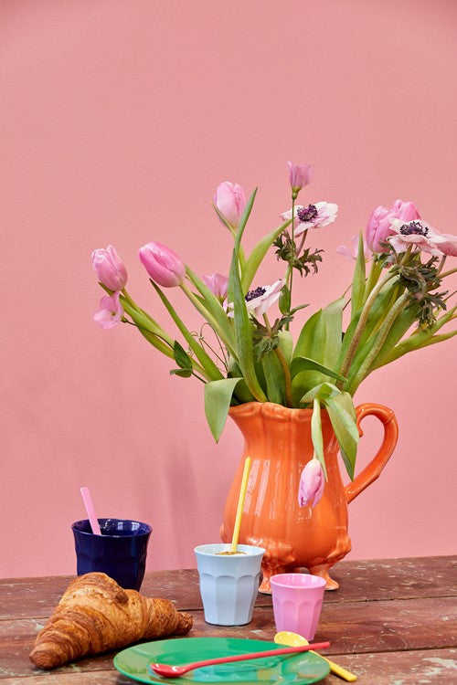 Orange Ceramic Jug on legs
