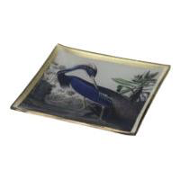 Peacock Glass Plate
