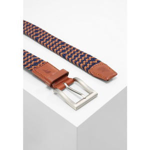 Bamboo Socks and Belt Gift Set in Navy/Brown