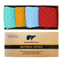 Bright Dots Bamboo Sock Gift Set