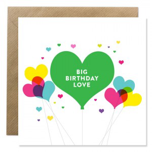 BB Birthday card - Big Bithday Love