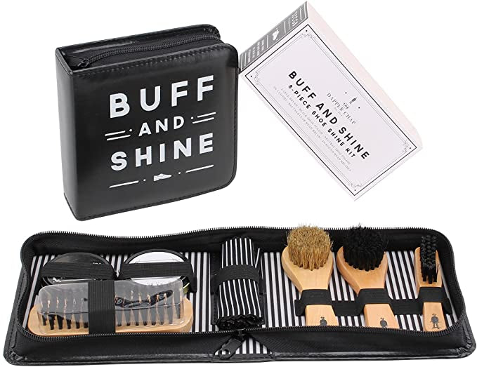 The Dapper Chap 'Buff And Shine' Shoe Cleaning Kit