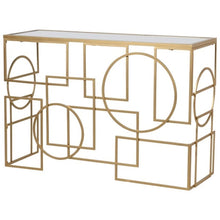 Geometric Shapes Console Table