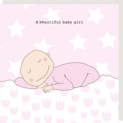 Rosie Card - Beautiful Baby Girl