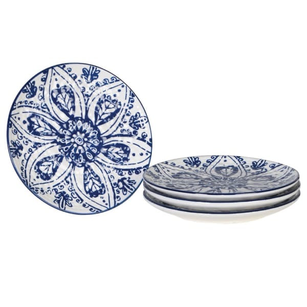Set of 4 Small Patterned Plates