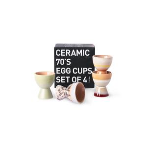 HKliving - Set of 4 70’s Egg Cups