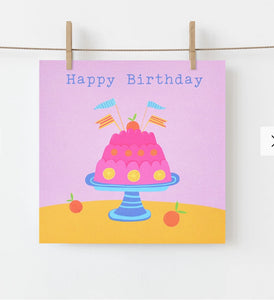 F&M Birthday Card - Cake