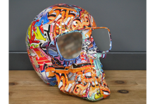 Graffiti Skull With mirrored shades