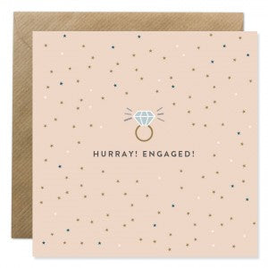 BB Engagement card - Hurray Engaged