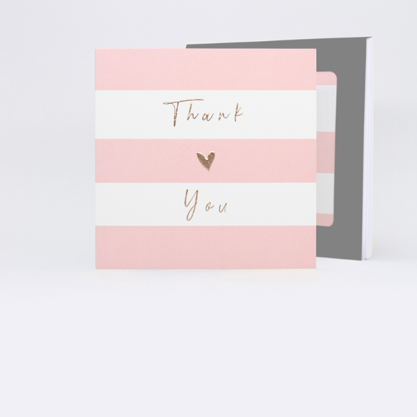 Pack of 5 thank you cards